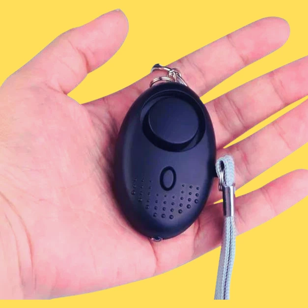 tiny self-defense gadgets personal alarm keychain